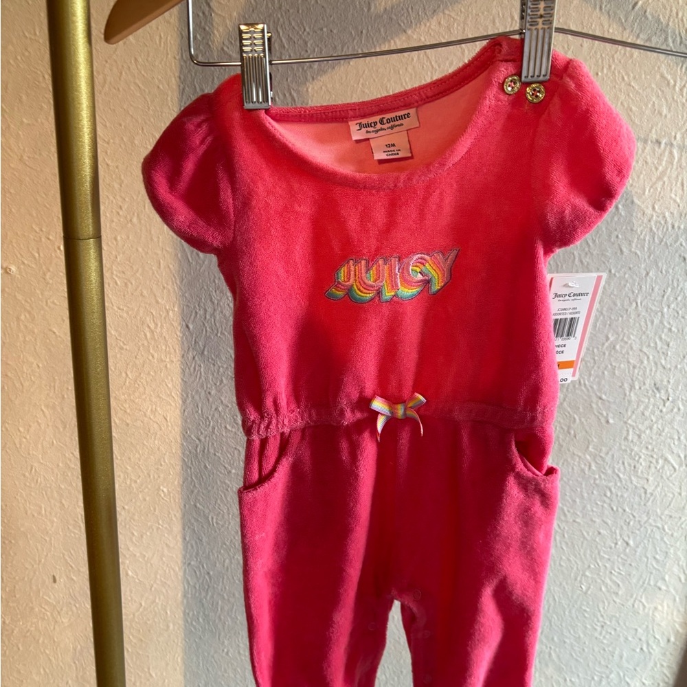 Juicy Couture Kids Pink jumpsuit nwt